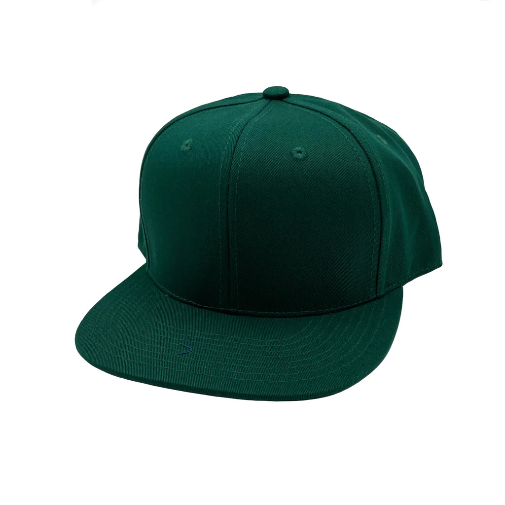 NISSI CAPS 6 Panels Flat Bill Snapback - Front View