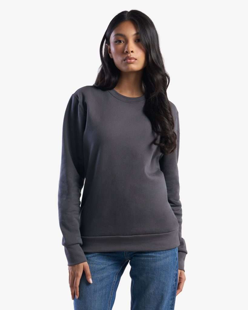 Jerico Organic Cotton Crewneck Sweatshirt - Front View