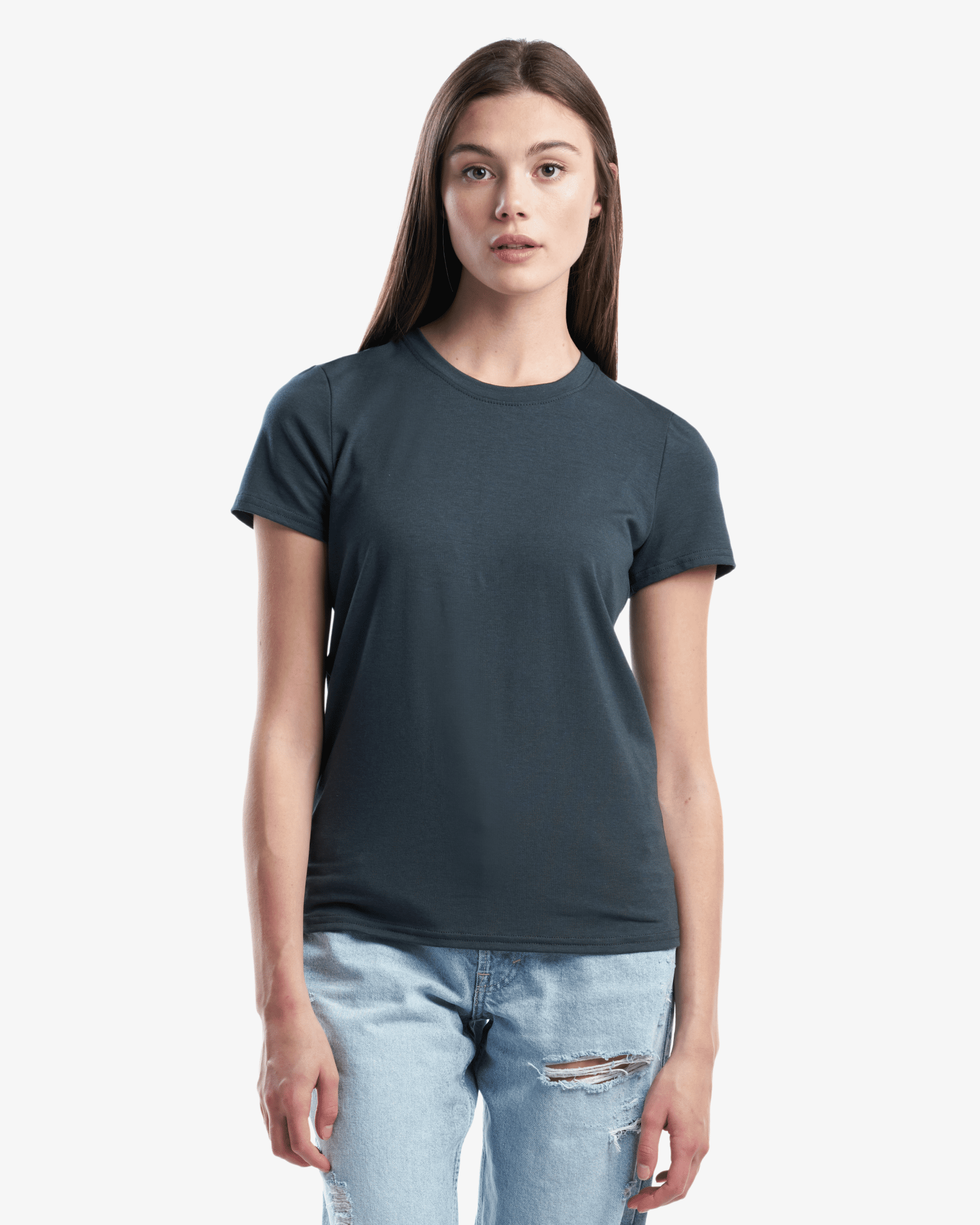 Jerico Ladies Primary Bamboo Stretch T-Shirt - Front View