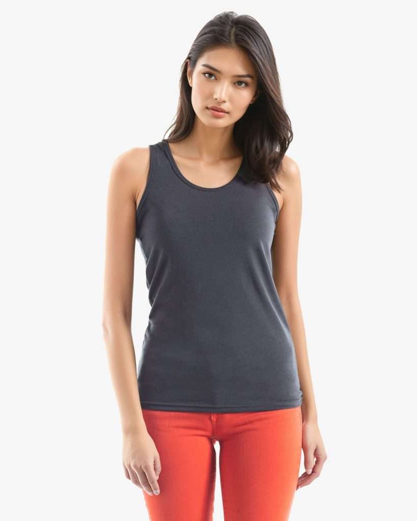 Jerico Unisex Bamboo Tank Top - Front View