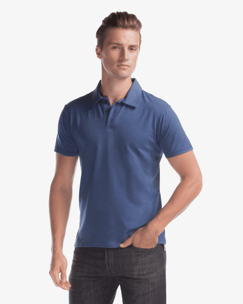 Jerico Men's Bamboo Stretch Polo - Front View