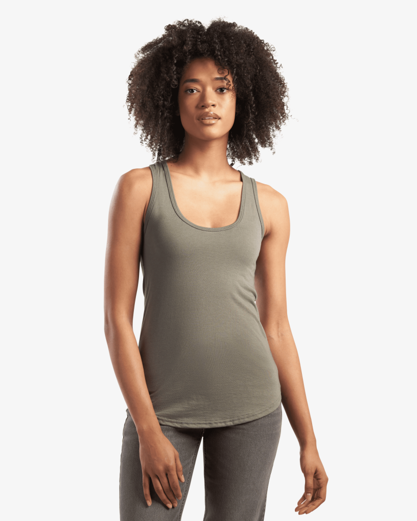 Jerico Ladies Bamboo Essential Tank Top - Front View