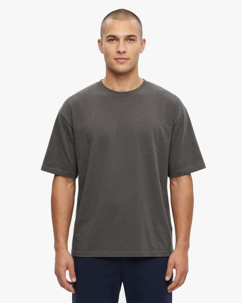 Jerico Organic Oversized T-Shirt - Front View
