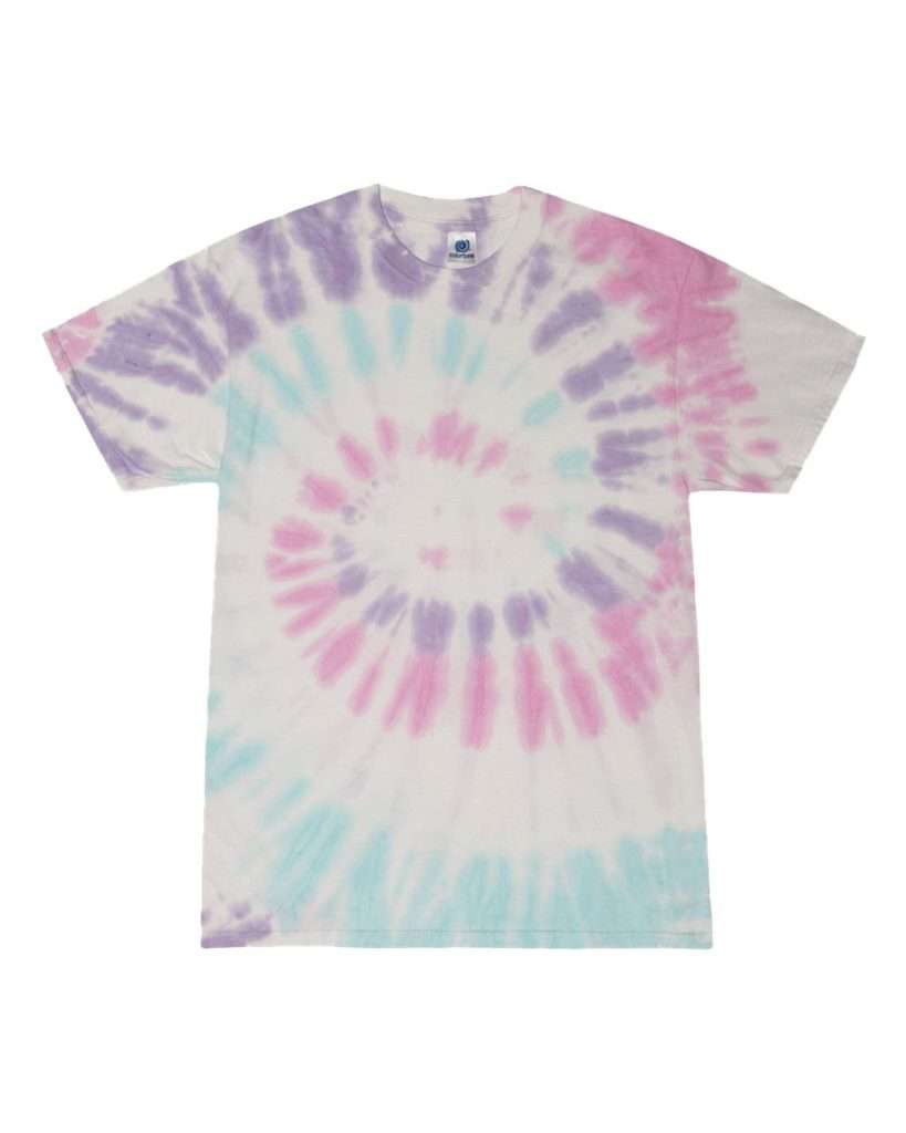 Colortone Youth Multi-Color Tie-Dyed T-Shirt - Front View