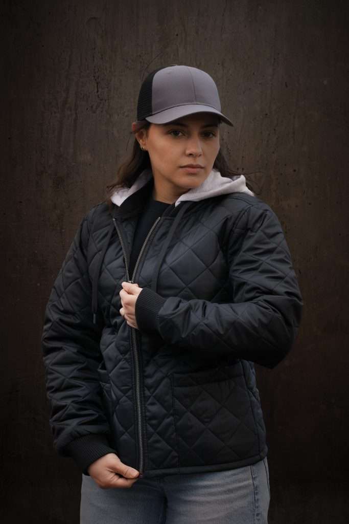 Werk Quilted Freezer Ladies' Jacket with Detachable Hooded