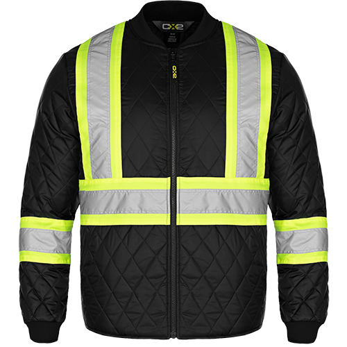 CX2 HiVis Hi Vis Freezer Jacket - Front View