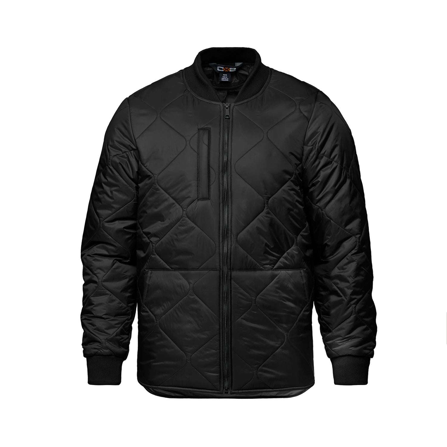 CX2 Stylized Quilted Freezer Jacket - Front View