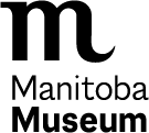 Manitoba Museum logo, a lowercase m above the museum name